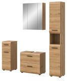 Badm�bel Set 4-teilig Cover in Artisan Eiche Badkombination 150 x 185 cm