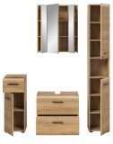 Badm�bel Set 4-teilig Cover in Artisan Eiche Badkombination 150 x 185 cm