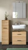 Badm�bel Set 3-teilig Cover in Artisan Eiche Badkombination 105 x 185 cm