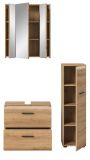 Badm�bel Set 3-teilig Cover in Artisan Eiche Badkombination 105 x 185 cm