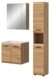 Badm�bel Set 3-teilig Cover in Artisan Eiche Badkombination 105 x 185 cm