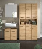 Badm�bel Set 3-teilig Cover in Artisan Eiche Badkombination 165 x 185 cm