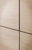 Highboard Elverum in Eiche natur Schrank skandinavisch 108 x 130 cm, mit Push-to-Open