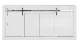 Sideboard Miami in wei� Hochglanz Kommode 201 x 92 cm, Soft-Close