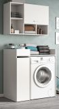 Waschmaschinenschrank Flexy in wei� Set 3-teilig 95 x 195 cm