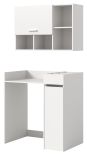 Waschmaschinenschrank Flexy in wei� Set 3-teilig 95 x 195 cm
