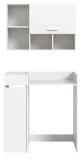 Waschmaschinenschrank Flexy in wei� Set 3-teilig 95 x 195 cm