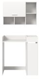 Waschmaschinenschrank Flexy in wei� Set 3-teilig 95 x 195 cm