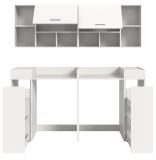 Waschmaschinenschrank Flexy in wei� Set 6-teilig 190 x 195 cm