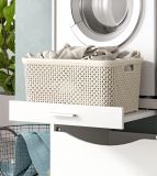 Waschmaschinenschrank Flexy in wei� Set 3-teilig 182 x 195 cm