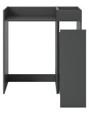 Waschmaschinenumbau Set Flexy in grau 2-teilig �berbauschrank und Anstellregal