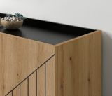 TV-Lowboard Norick in Evoke Eiche TV Unterteil 153 x 62 cm, mit Soft-Close und Komforth�he