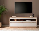 TV-Lowboard Kiruma in Kaschmir und Artisan Eiche TV Unterteil 162 x 60 cm
