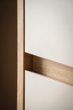Sideboard Kiruma in Kaschmir und Artisan Eiche Kommode 202 x 89 cm, Soft-Close