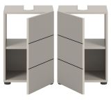 Waschbeckenunterschrank Larik in Kaschmir Badezimmer Unterschrank 38 x 56 cm