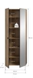 Garderobenschrank Loreno in Evoke Eiche Schuhschrank 70 x 192 cm, variable Inneneinteilung