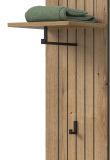 Garderobe Set 4-teilig Loreno in Evoke Eiche 237 x 192 cm