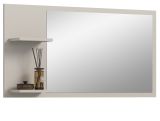 Garderobenspiegel Loreno in Kaschmir Wandspiegel mit Ablage 106 x 55 cm