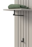 Garderobenpaneel Loreno in Kaschmir Wandgarderobe 31 x 160 cm