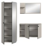 Garderobe Set 3-teilig Loreno in Kaschmir 191 x 192 cm