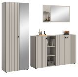 Garderobe Set 3-teilig Loreno in Kaschmir 235 x 192 cm