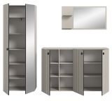 Garderobe Set 3-teilig Loreno in Kaschmir 235 x 192 cm