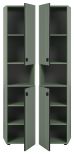 Flurschrank Loreno in gr�n, Schuhschrank 40 x 192 cm