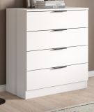 Kommode Swan in wei� Schubladenkommode 74 x 80 cm