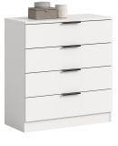 Kommode Swan in wei� Schubladenkommode 74 x 80 cm