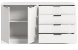 Sideboard Swan in wei� Kommode 148 x 80 cm