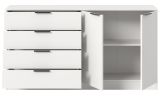 Sideboard Swan in wei� Kommode 148 x 80 cm