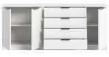 Sideboard Swan in wei� Kommode 185 x 80 cm