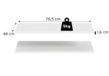 Kleiderschrank Carter in wei� Dreht�renschrank 2-t�rig 80 x 176 cm