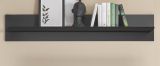 Wandboard Filmore in Schwarz matt Landhaus 140 x 25 cm