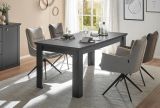 Esstisch Filmore in Schwarz matt Landhaus 180 x 90 cm