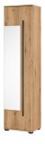Schuhschrank mit Spiegel Design-D in Evoke Eiche 50 x 200 cm