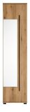 Schuhschrank mit Spiegel Design-D in Evoke Eiche 50 x 200 cm