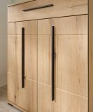 Schuhschrank Design-D in Evoke Eiche 80 x 103 cm, Soft-Close