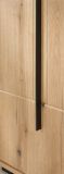 Kompaktgarderobe Design-D in Evoke Eiche 111 x 200 cm