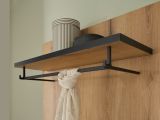 Garderobe Set 5-teilig Design-D in Evoke Eiche 170 x 200 cm, Soft-Close