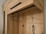 Garderobe Set 4-teilig Design-D in Evoke Eiche 200 x 200 cm