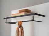 Garderobe Set 4-teilig Design-D in wei� Hochglanz 140 x 200 cm