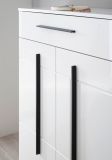 Garderobe Set 4-teilig Design-D in Wei� Hochglanz 200 x 200 cm