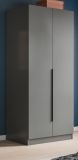 Kleiderschrank Swan in grau Dreht�renschrank 2-t�rig 80 x 181 cm