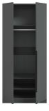 Kleiderschrank Swan in grau Dreht�renschrank 2-t�rig 80 x 181 cm