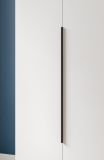 Kleiderschrank Swan in wei� Dreht�renschrank 3-t�rig 120 x 181 cm