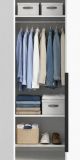 Kleiderschrank Swan in wei� Dreht�renschrank 6-t�rig 240 x 181 cm