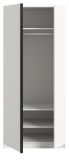 Kleiderschrank Girona in wei� Dreht�renschrank 2-t�rig 80 x 183 cm