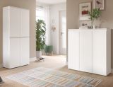 Kommode Assino in wei� 105 x 111 cm mit 10 F�chern