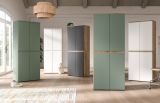 Kommode Assino in wei� 105 x 111 cm mit 10 F�chern